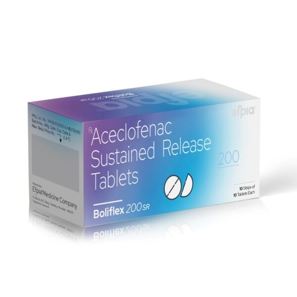 Aceclofenac Sustained Release Tablets 200 Mg - BOLIFLEX-200SR