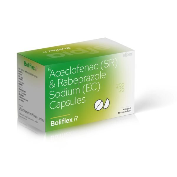 Aceclofenac SR & Rabeprazole Sodium EC Capsules - BOLIFLEX R