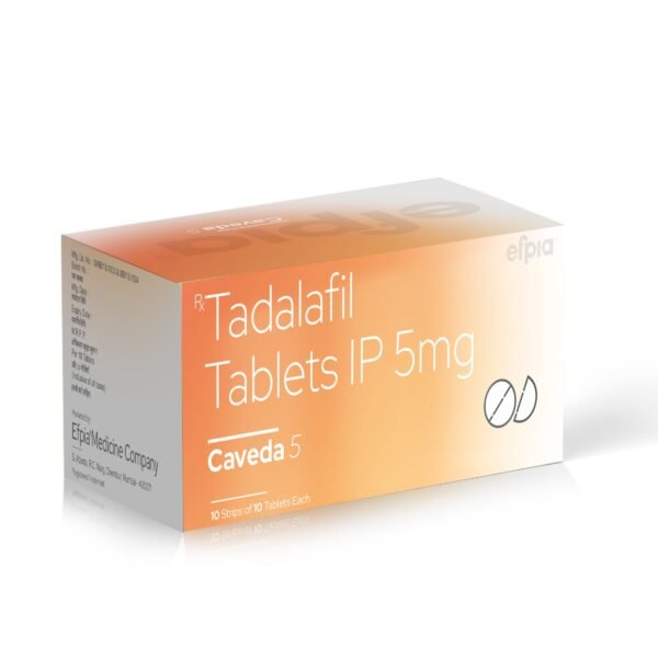 Tadalafil Tablets IP 5 Mg - CAVEDA 5
