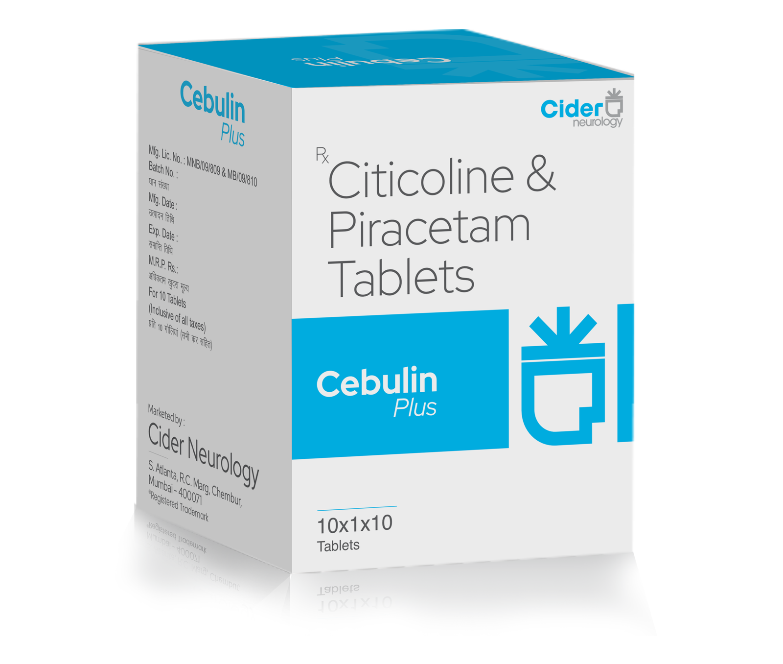Citicoline & Piracetam Tablets - CEBULIN PLUS