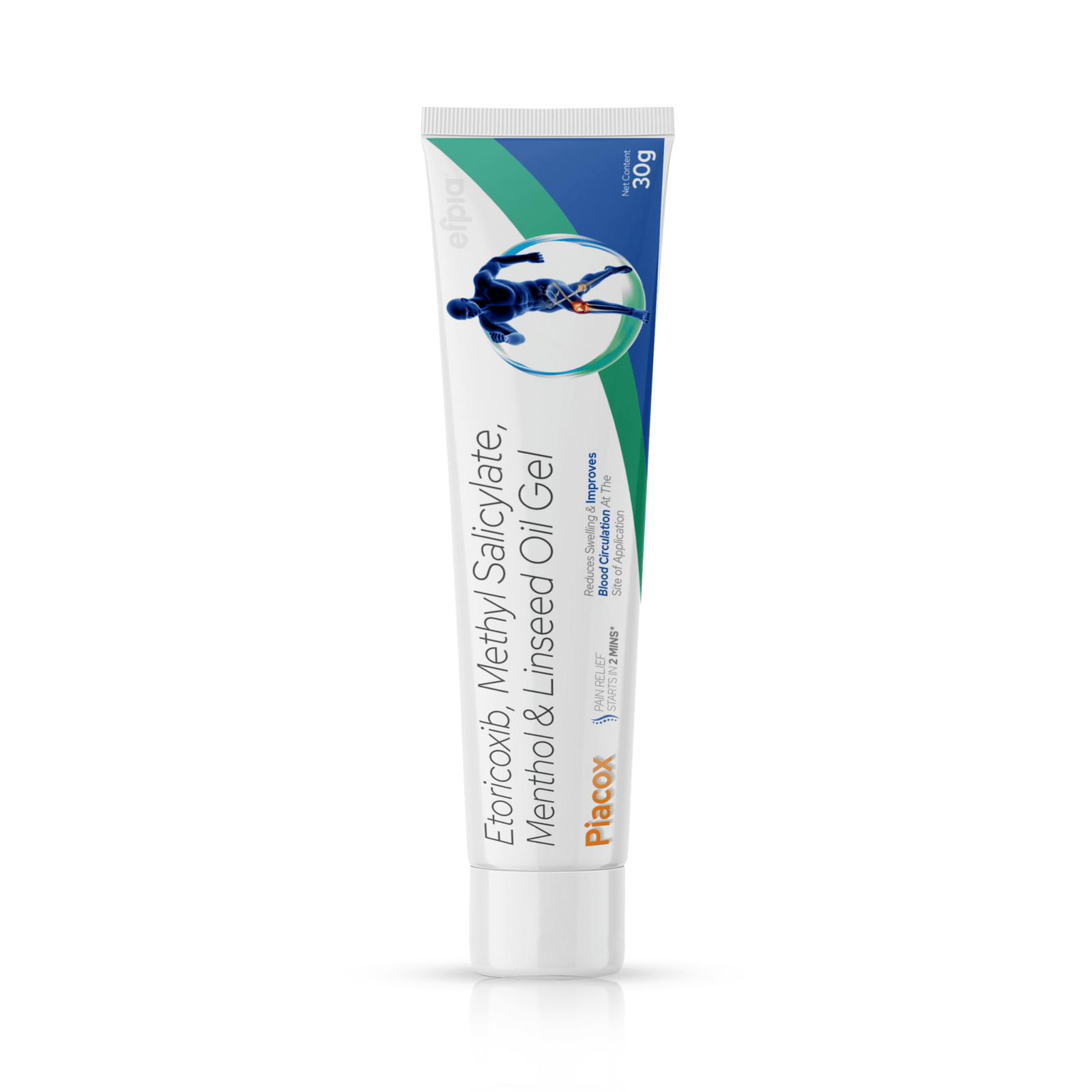 Etoricoxib + Methyl Salicylate + Menthol + Linseed Oil Gel