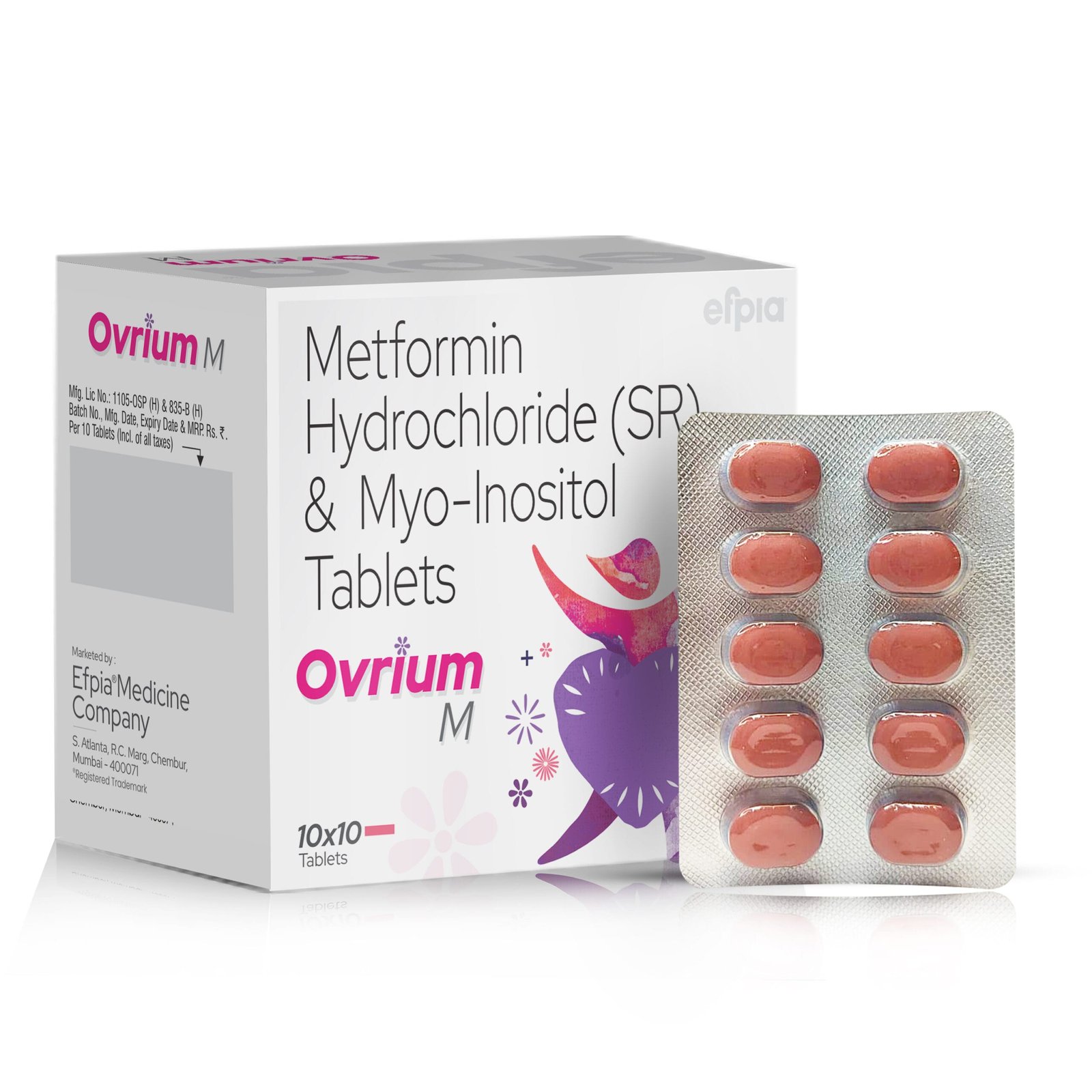 Myo Inositol And Metformin Hydrochloride Sustained Release Tablets Myo Inositol And Metformin Hydrochloride Sustained Release Tablets