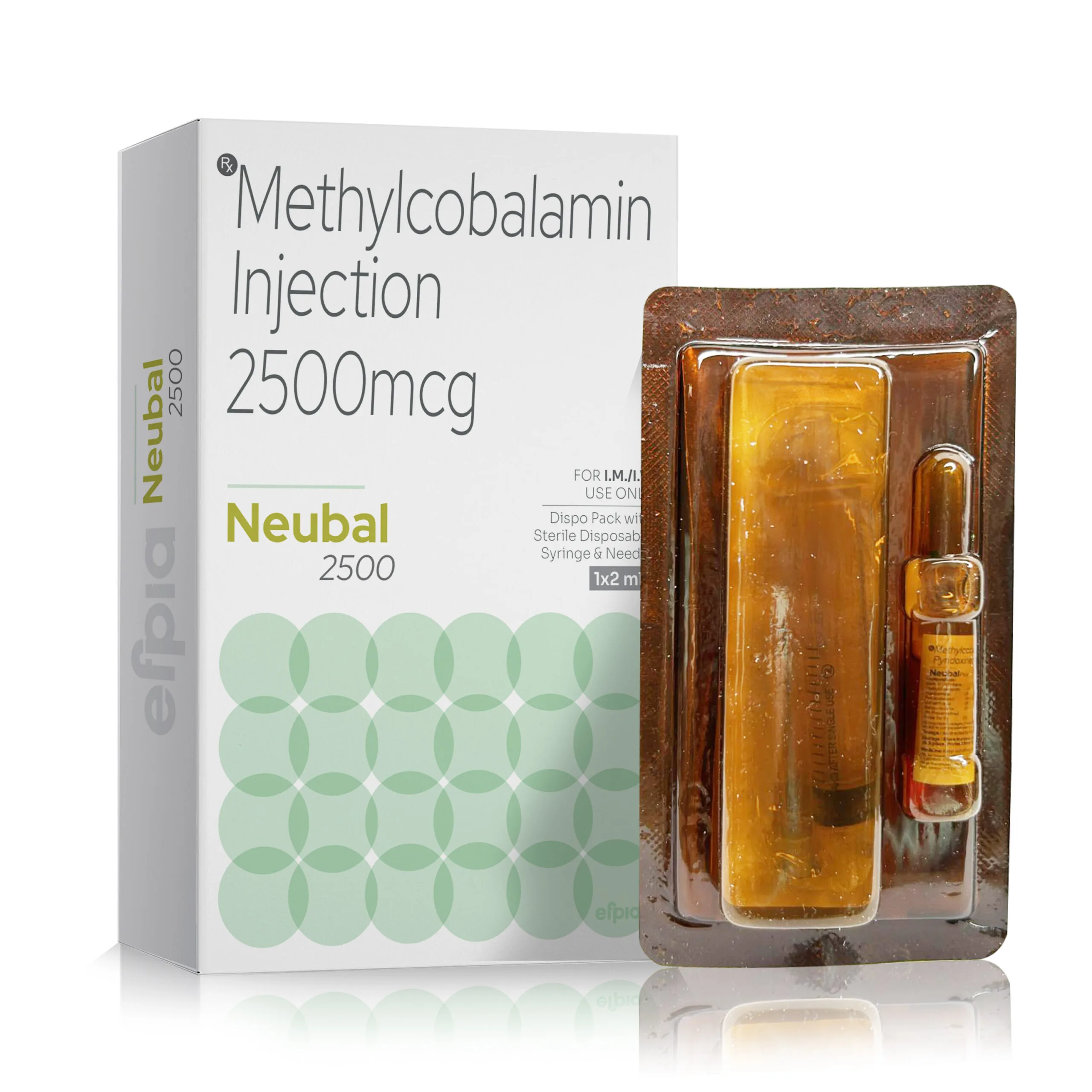 Buy Methylcobalamin 2500 mcg + Benzyl Alcohol 2% Injection