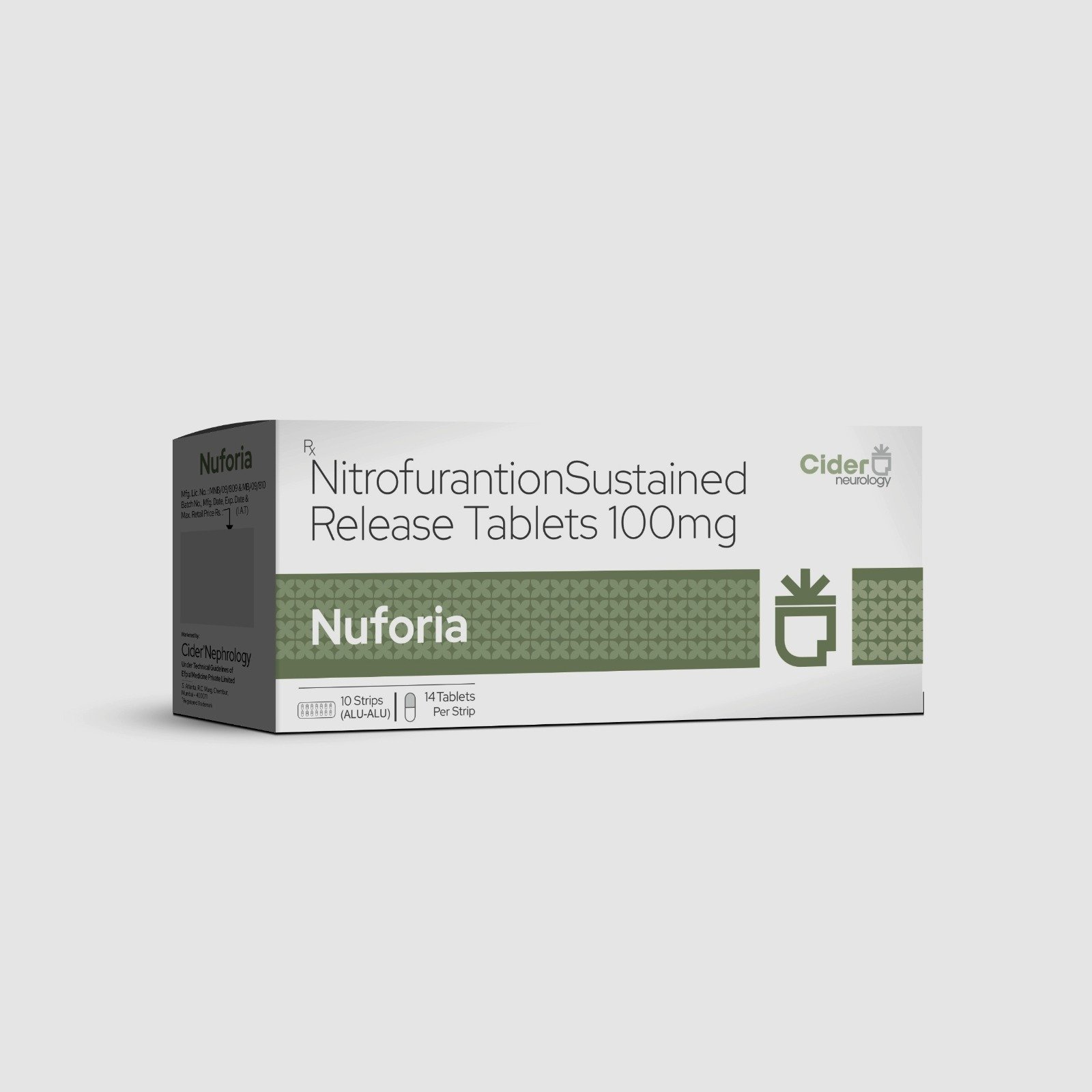 Nitrofurantoin Sustained Release 100 mg Tablets – NUFORIA Tablets - Efpia Medicine