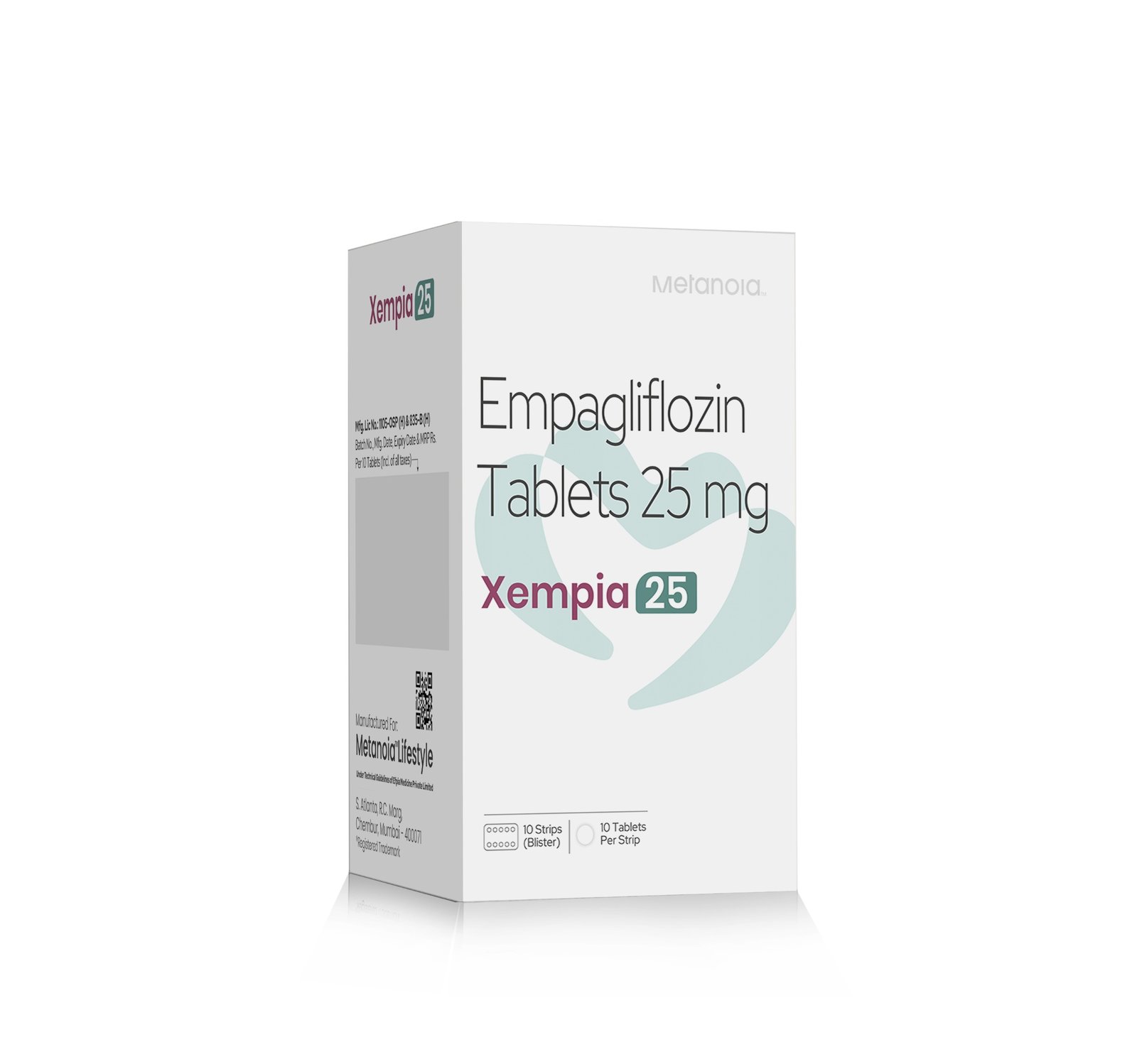 Xempia 25 Tablets - Efpia Medicine