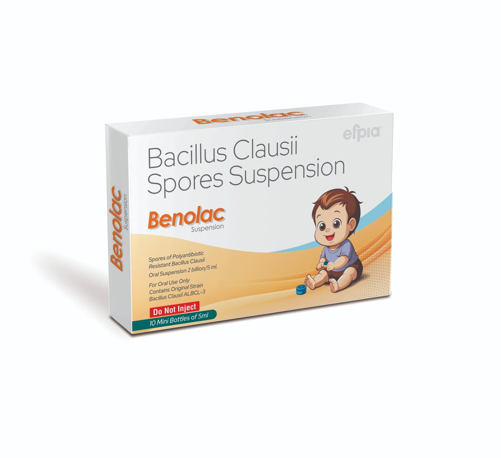 Bacillus Clausii Spores Suspension - Benolac Suspension