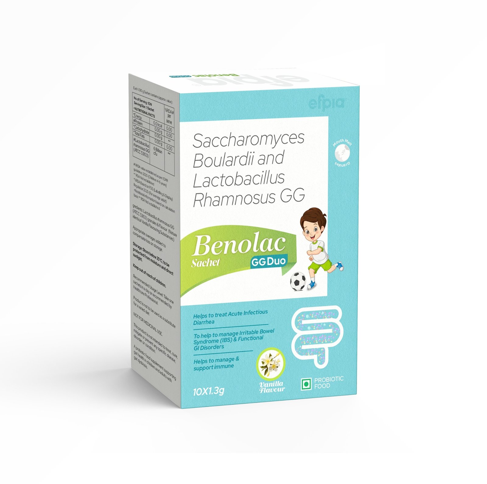 Saccharomyces Boulardii & Lactobacillus Rhamnosus GG Sachet