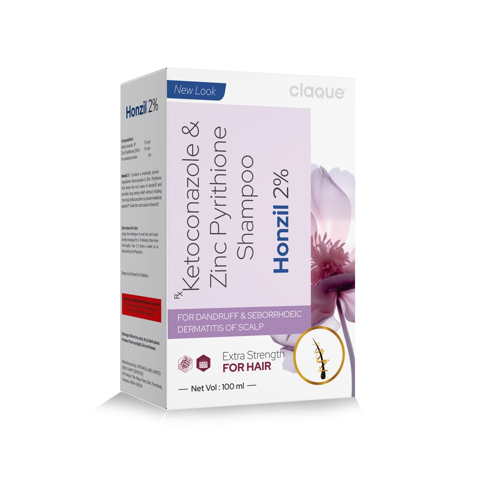 Ketoconazole & Zinc Pyrithione Shampoo - Honzil 2% Shampoo - Efpia Medicine