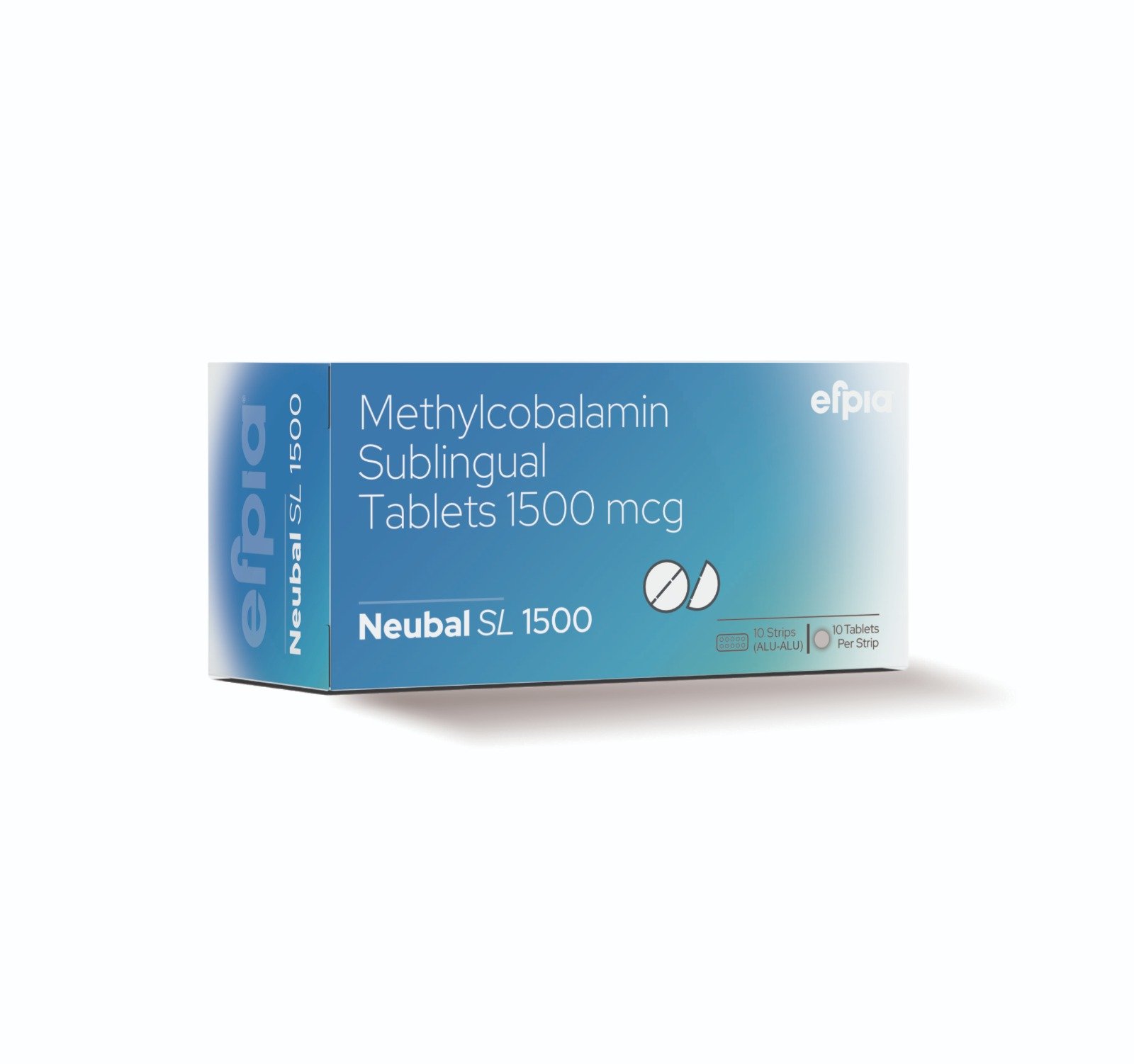 Methylcobalamin Sublingual Tablets 1500 Mcg - Neubal SL 1500 Tablets - Efpia Medicine