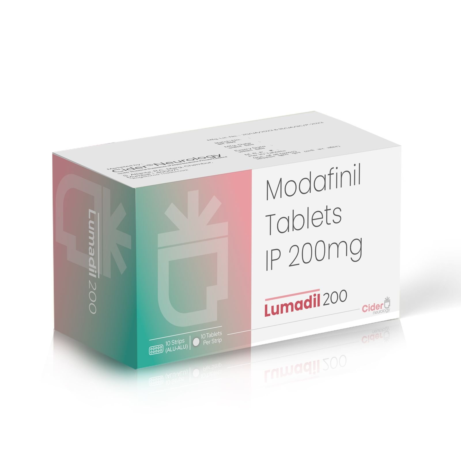 Modafinil Tablets IP 200 Mg - Lumadil 200 Tablets - Efpia Medicine