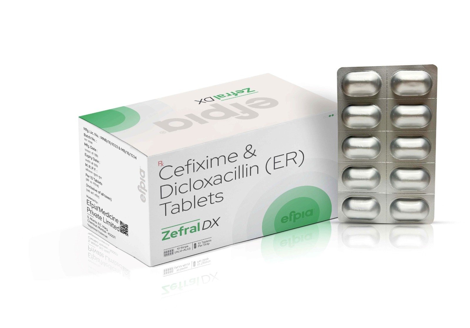 Cefixime & Dicloxacillin ER Tablets