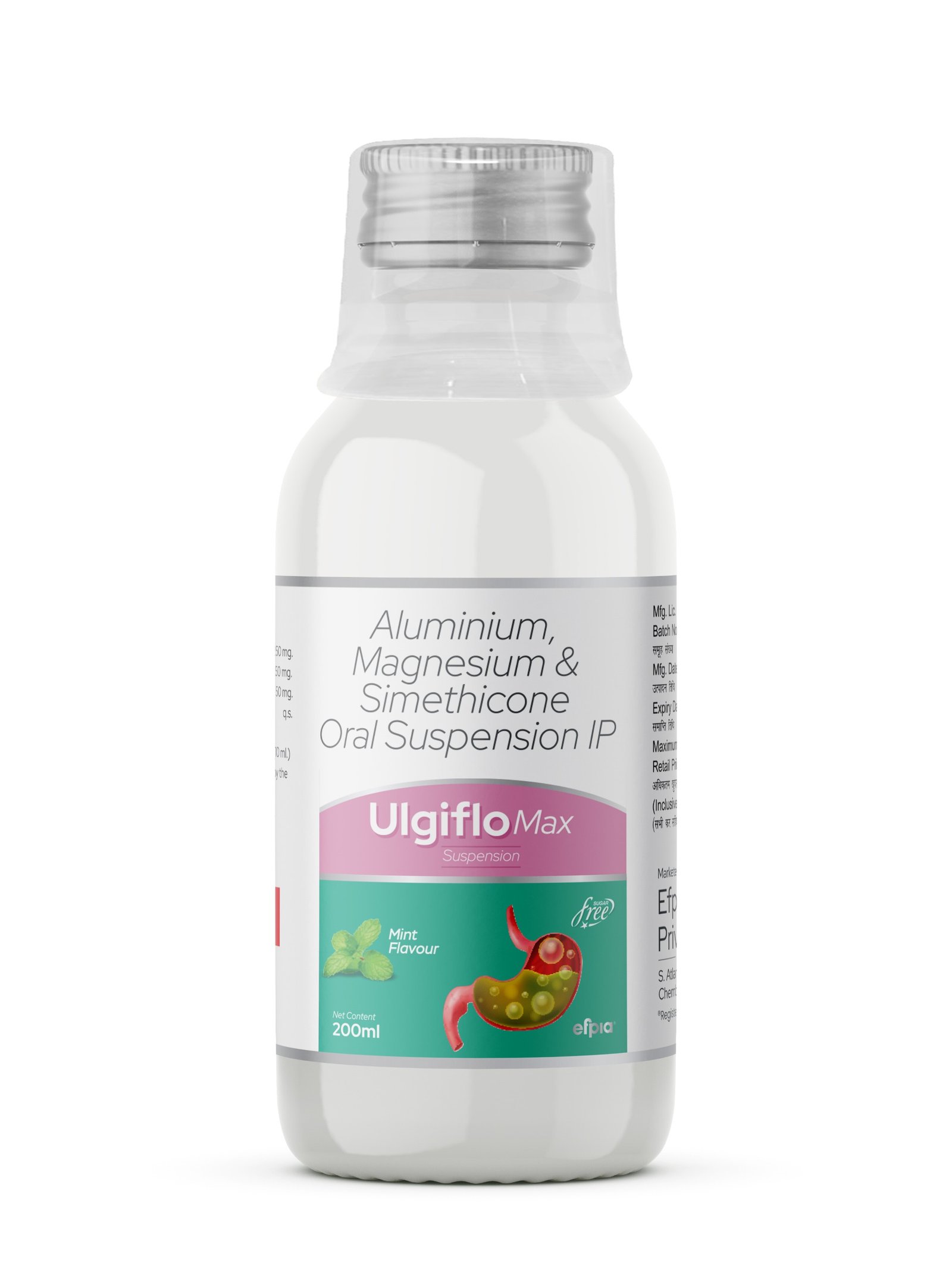 Aluminum Magnesium Simethicone Oral Suspension IP – Ulgiflo Max Solution