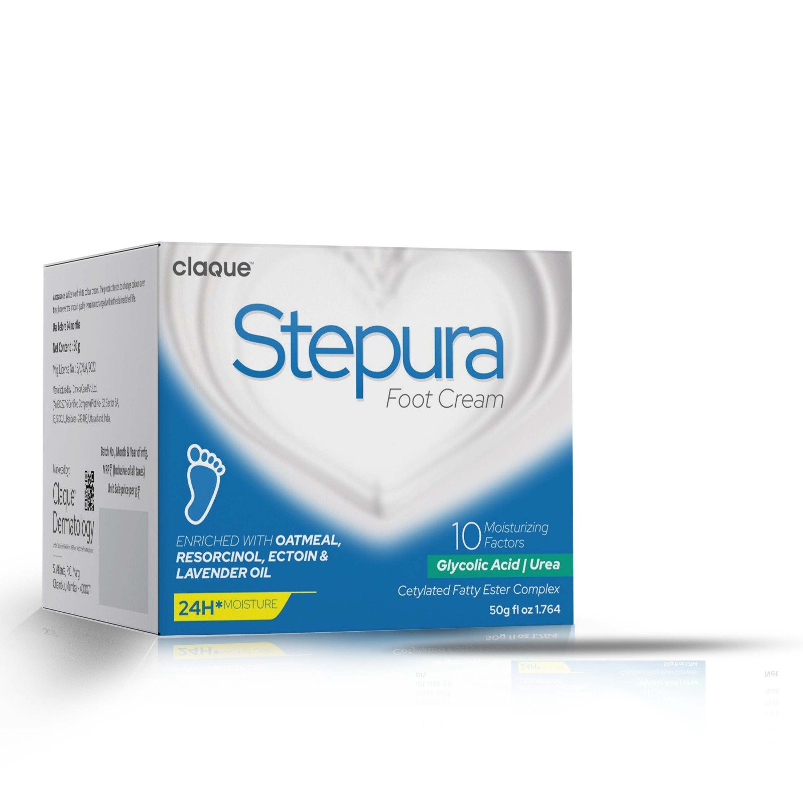 Glycolic Acid, Urea Cetylated Fatty Ester Complex Cream - Stepura Foot Cream