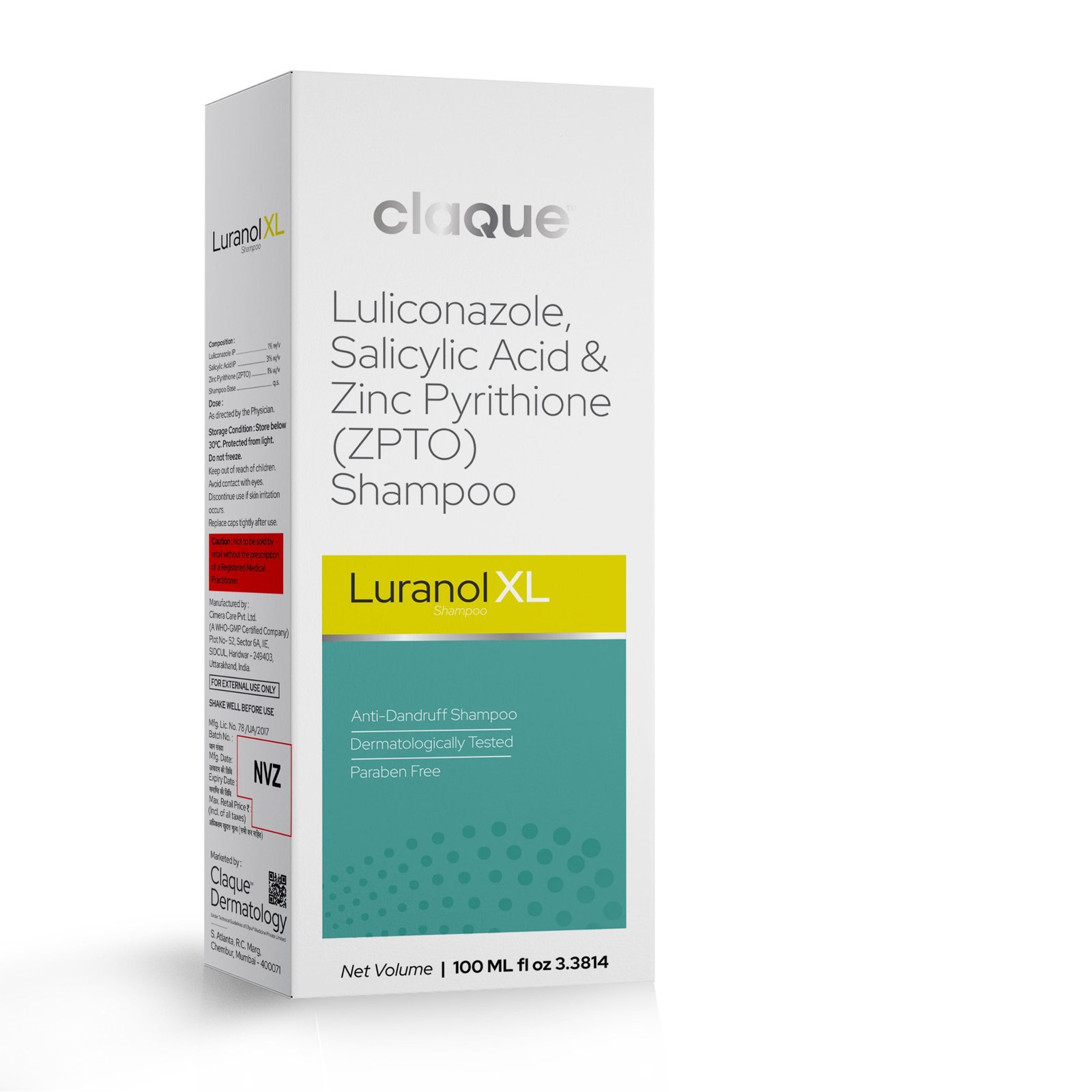 Luliconazole Salicylic Acid & Zinc Pyrithione Shampoo