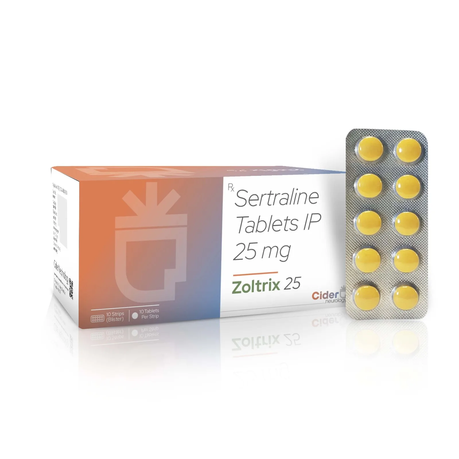 Sertraline Hydrochloride Tablets IP 25 Mg