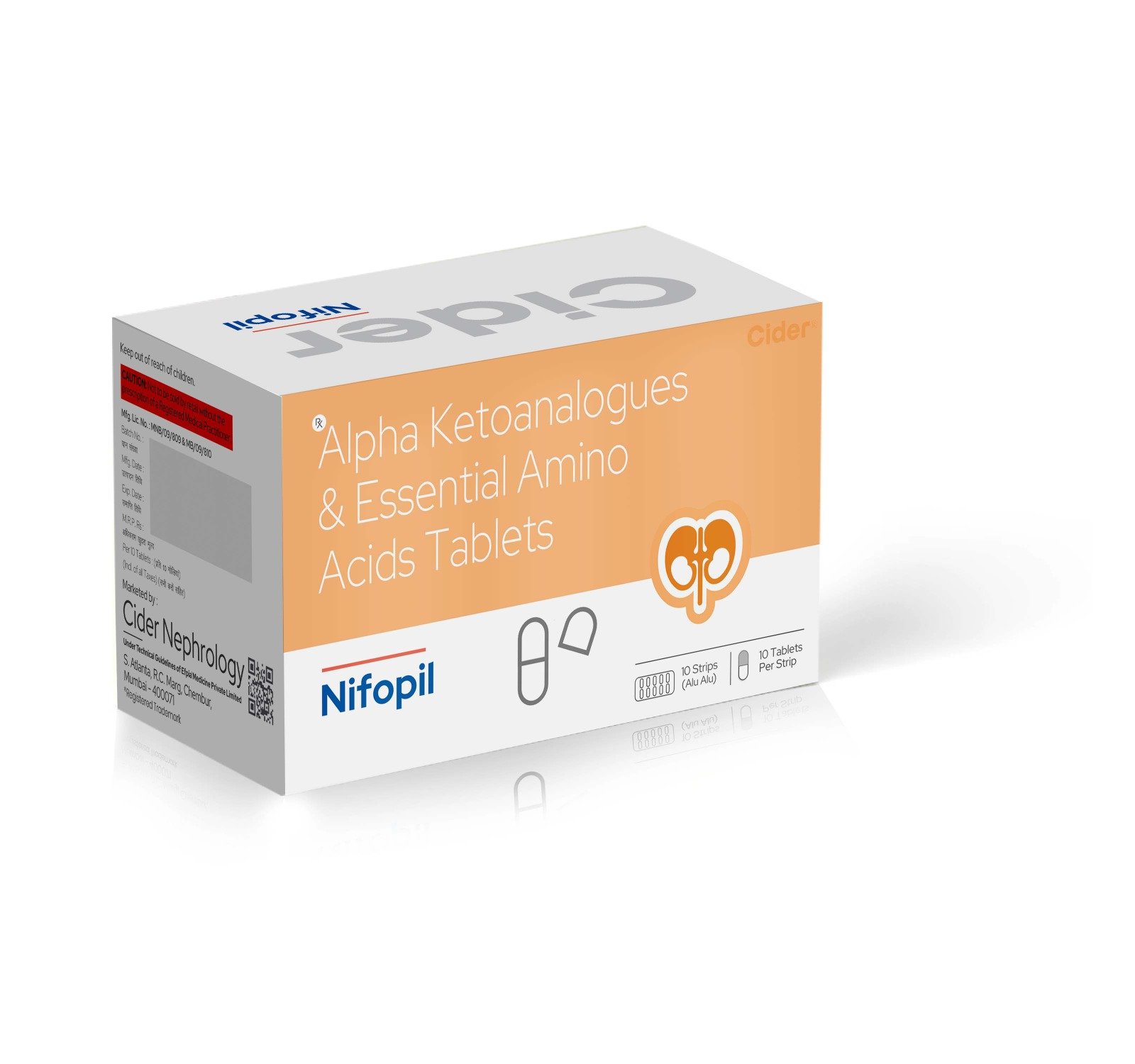 Alpha Ketoanalogues and Essential Amino Acids Tablets