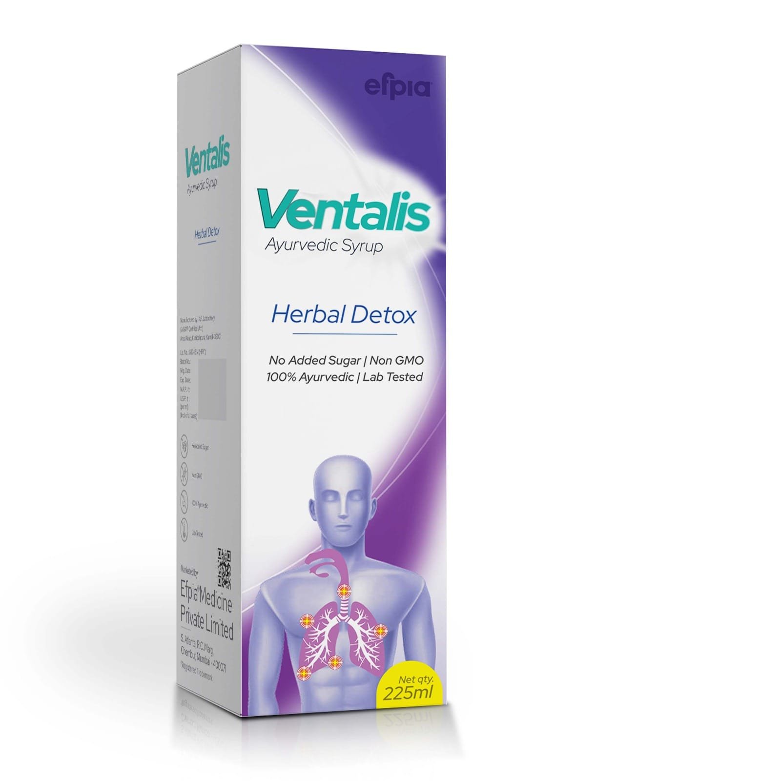 Herbal Detox Syrup - Ventalis Ayurvedic Syrup - Efpia Medicine