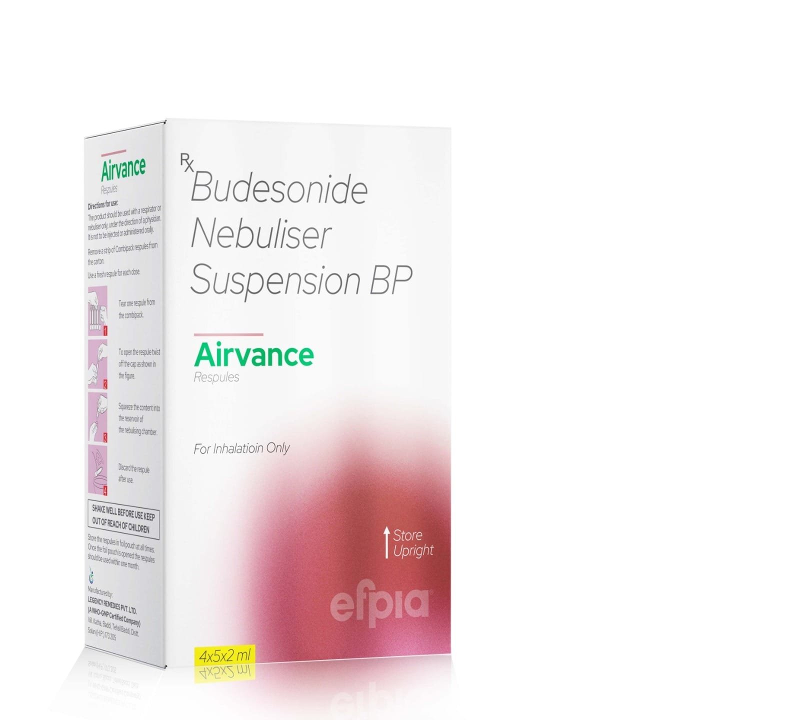 Budesonide Nebulizer Suspension BP - Airvance Respules - Efpia Medicine