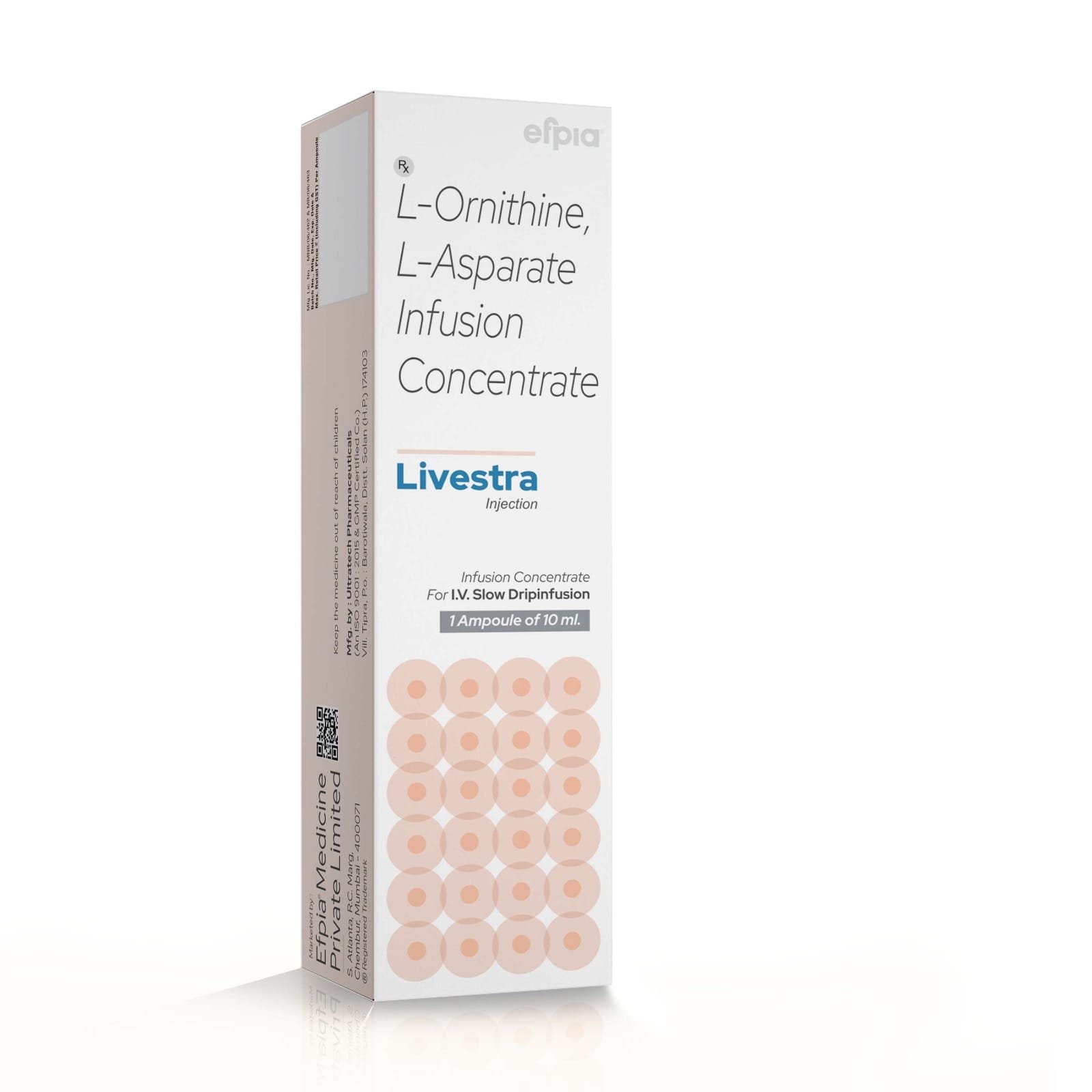 L-Ornithine L-Aspartate Infusion Concentrate- LIVESTRA INJECTION - Efpia Medicine