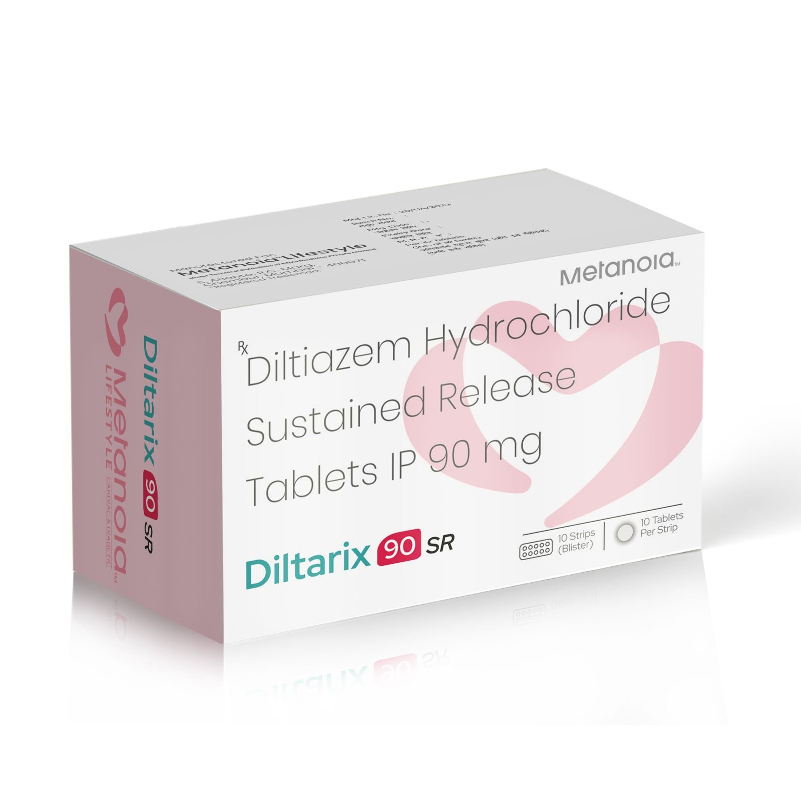 Diltiazem Hydrochloride Sustained Release Tablets IP 90 Mg - DILTARIX 90 SR - Efpia Medicine