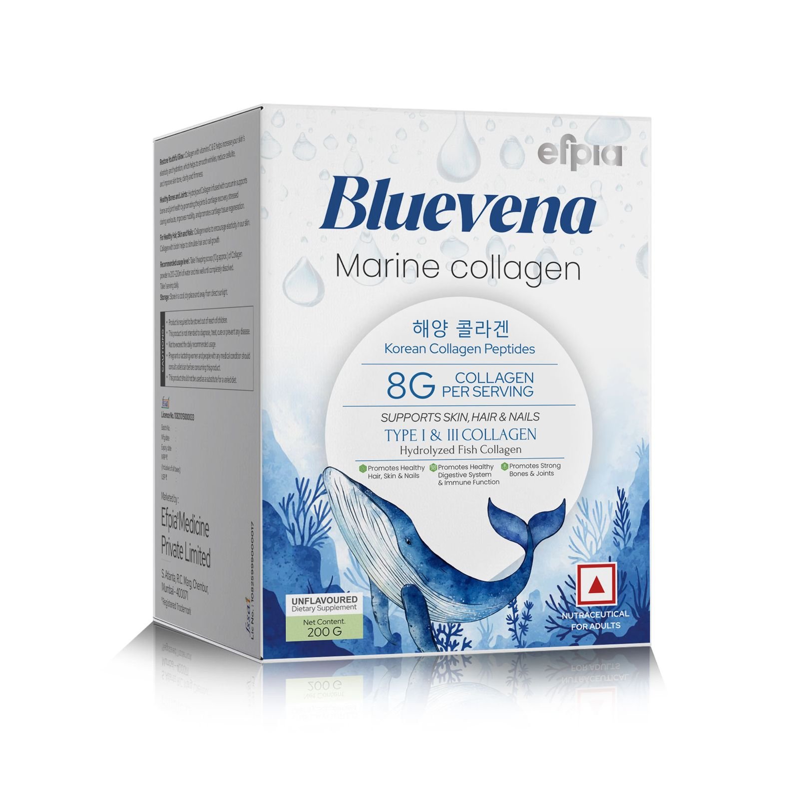 Korean Collagen Peptides – PURE OCEAN Powder - Efpia Medicine