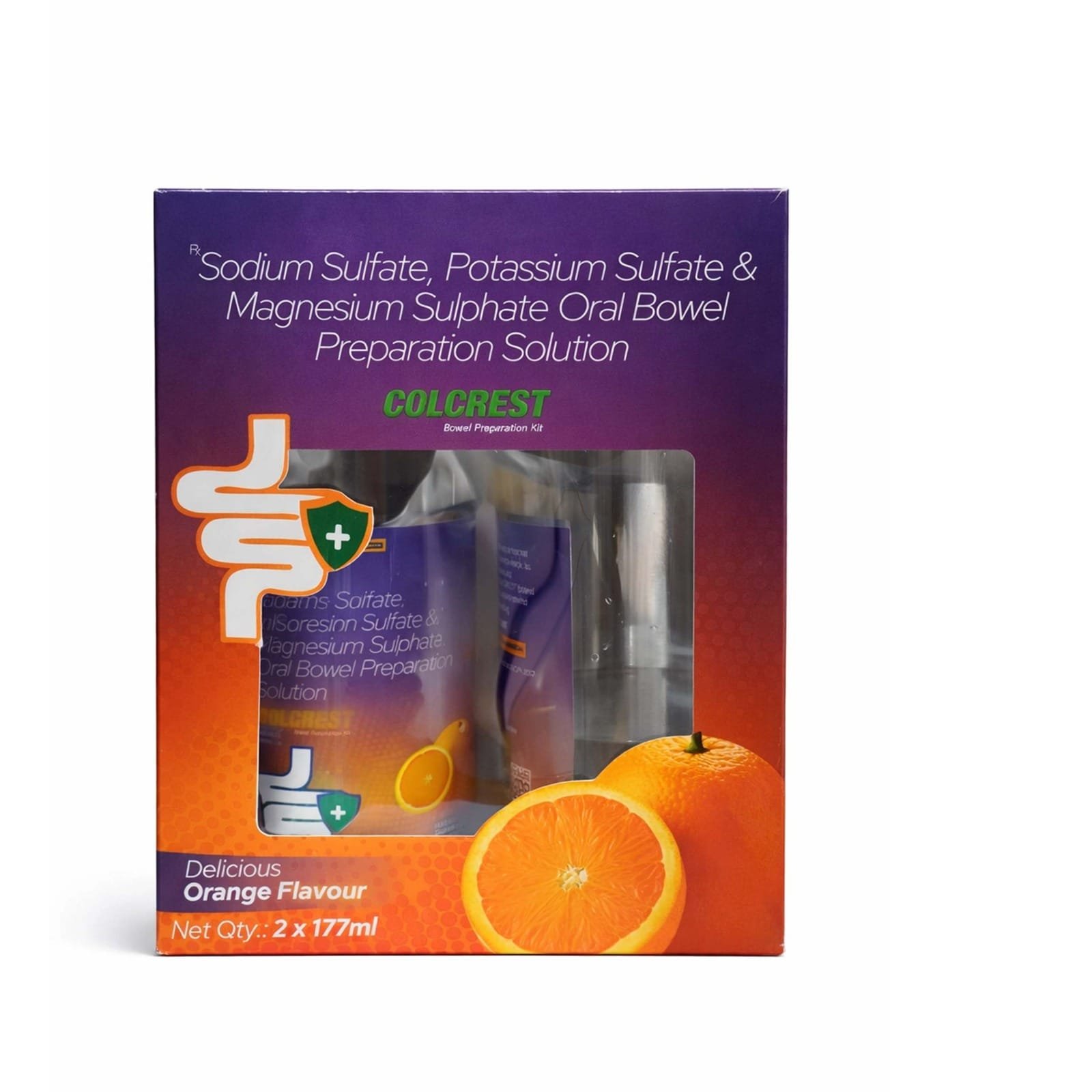 Sodium Sulfate, Potassium Sulfate & Magnesium Sulfate Oral Bowel Preparation Solution - COLCREST BOWEL PREPARATION KIT - Efpia Medicine