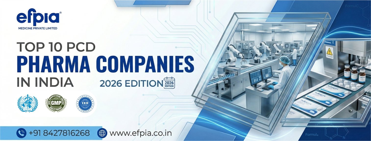 Top 10 PCD Pharma Companies in India 2026 - Efpia Medicine