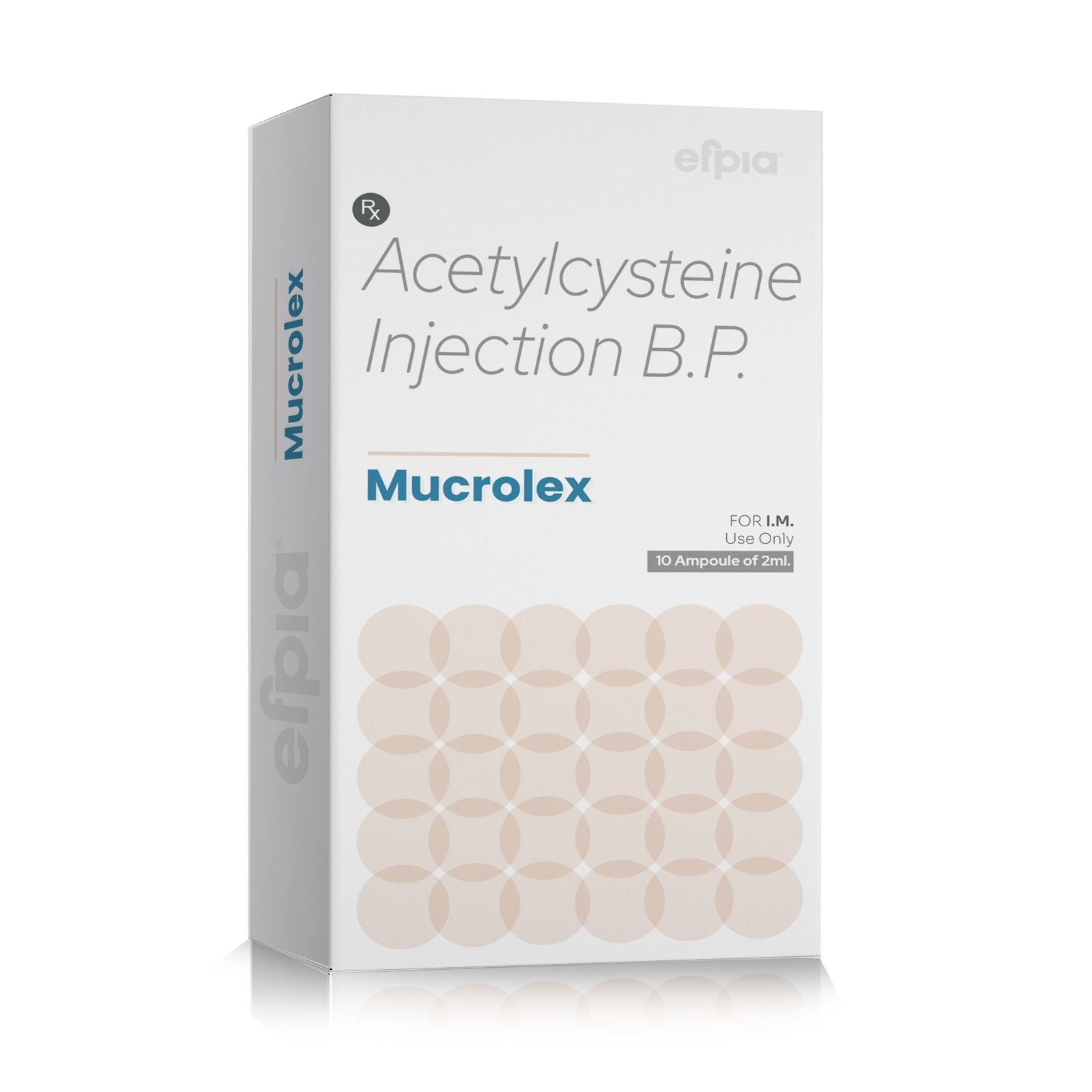 Acetylcysteine Injection BP - MUCROLEX Injection - Efpia Medicine