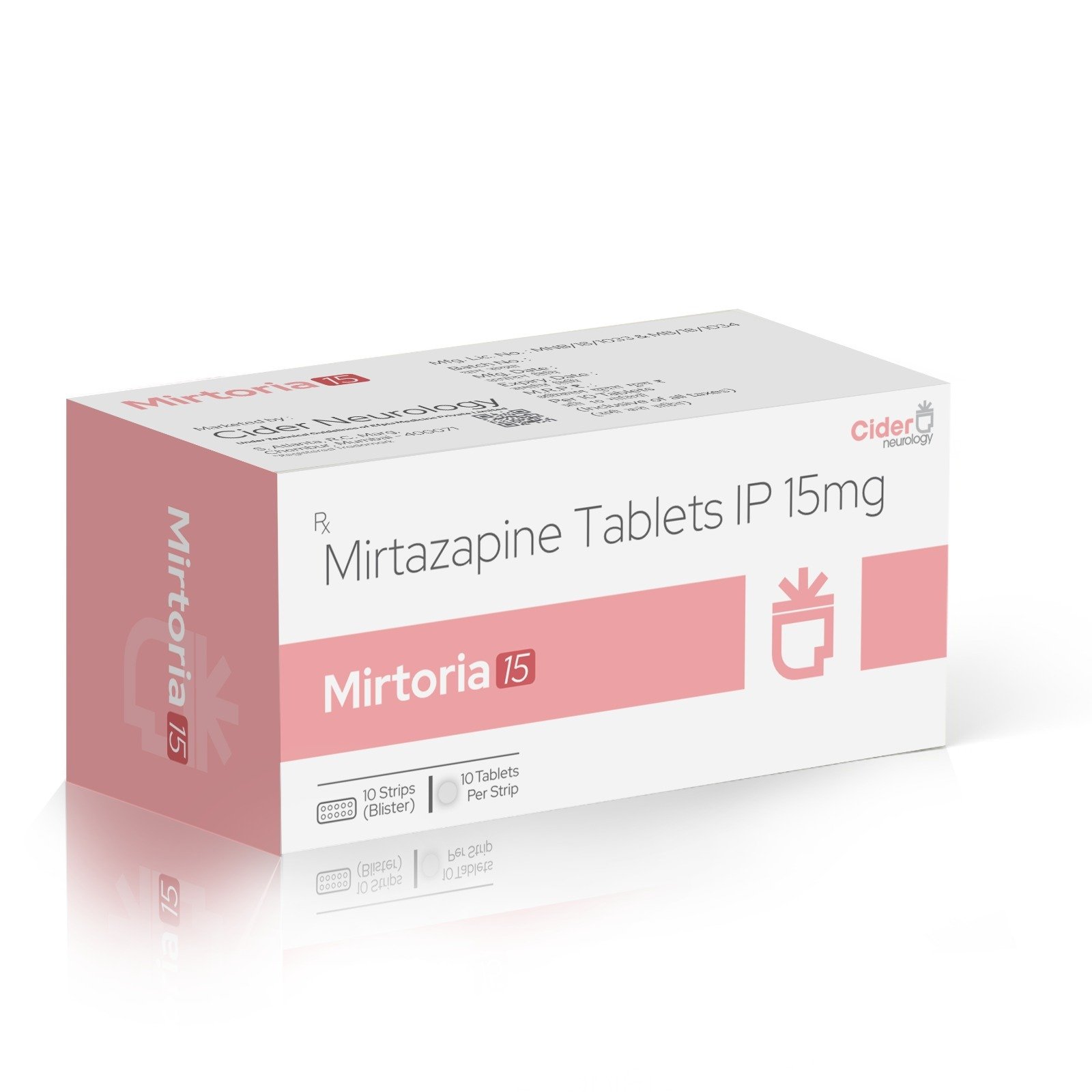 Mirtazapine Tablets IP 15 Mg - MIRTORIA 15 - Efpia Medicine