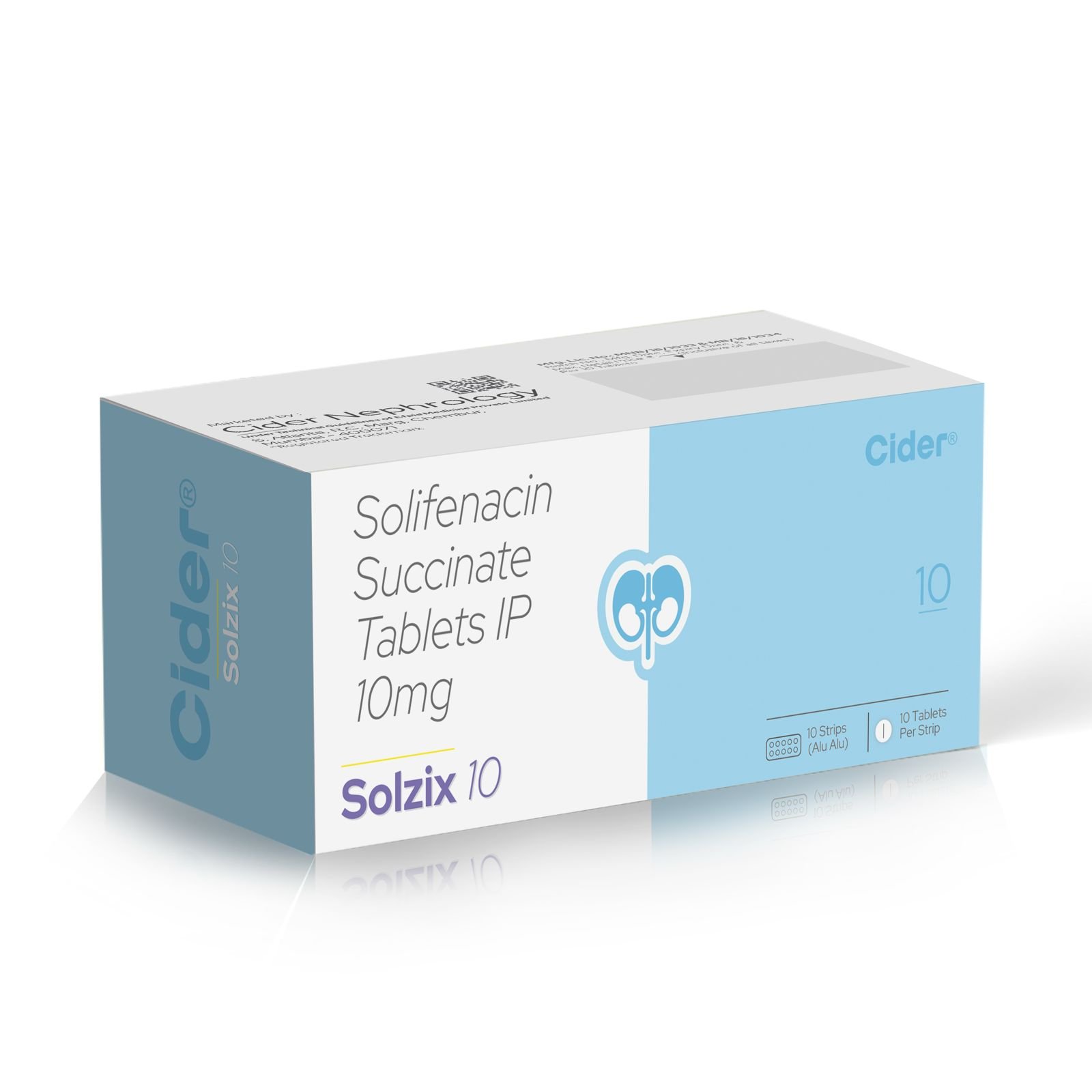 Solifenacin Succinate Tablets IP 10 Mg - SOLZIX 10 - Efpia Medicine