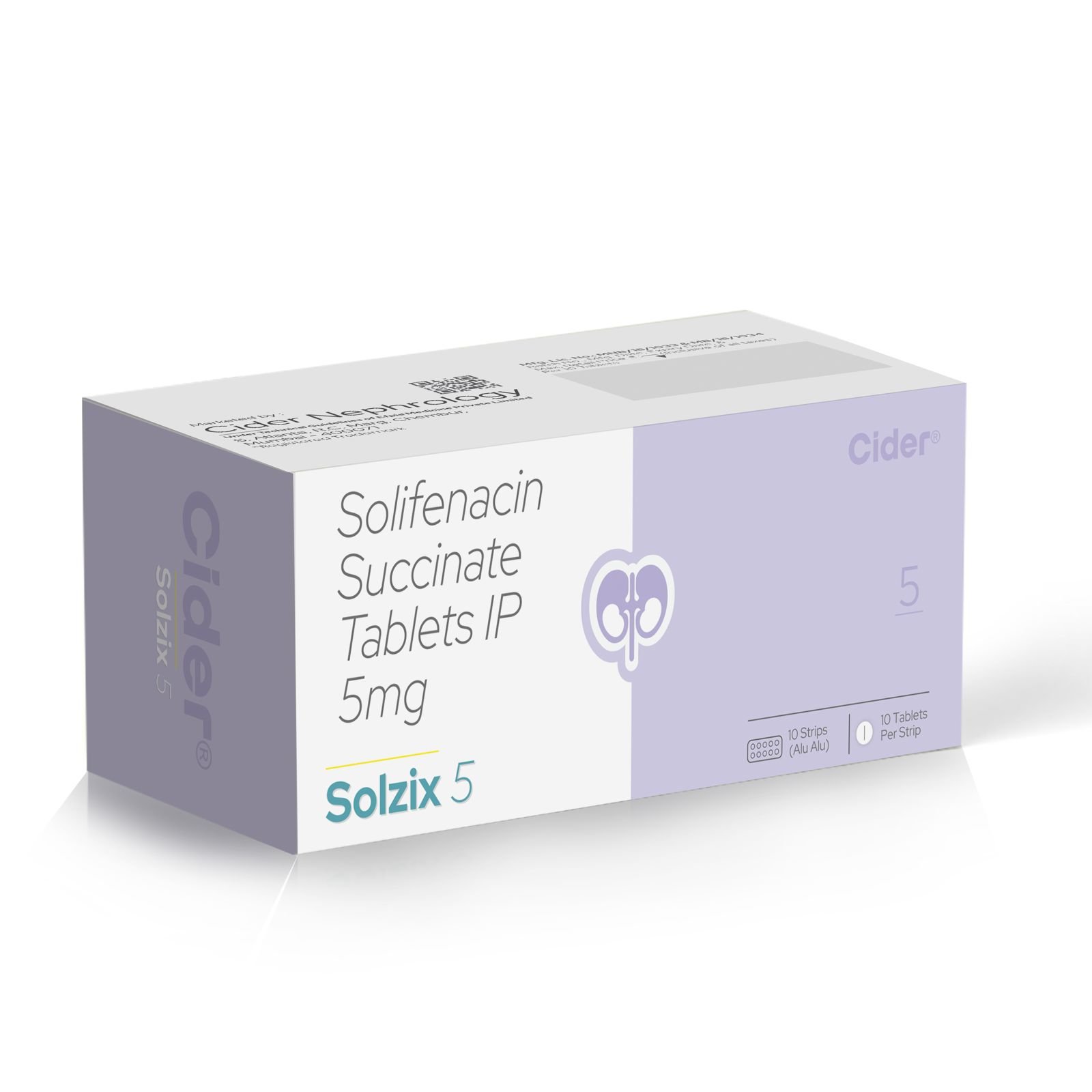 Solifenacin Succinate Tablets IP 5 Mg - SOLZIX 5 - Efpia Medicine