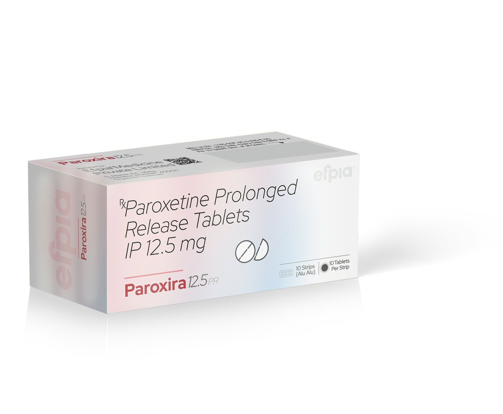 PAROXIRA 12.5 PR Tablets - Efpia Medicine