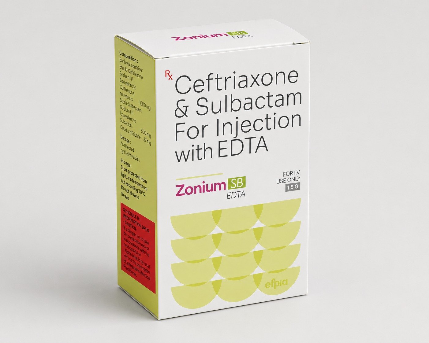 Zonium SB EDTA Injection - Efpia Medicine