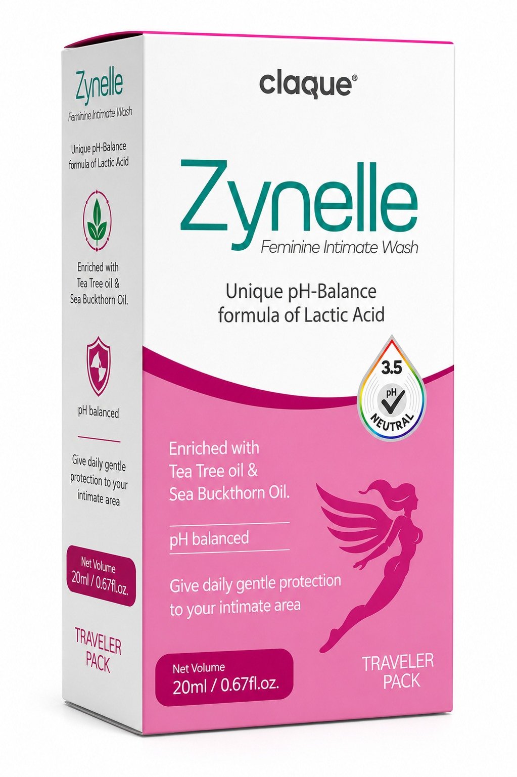 Zynelle Female Intimate Wash (TRAVELLER PACK ) - Efpia Medicine
