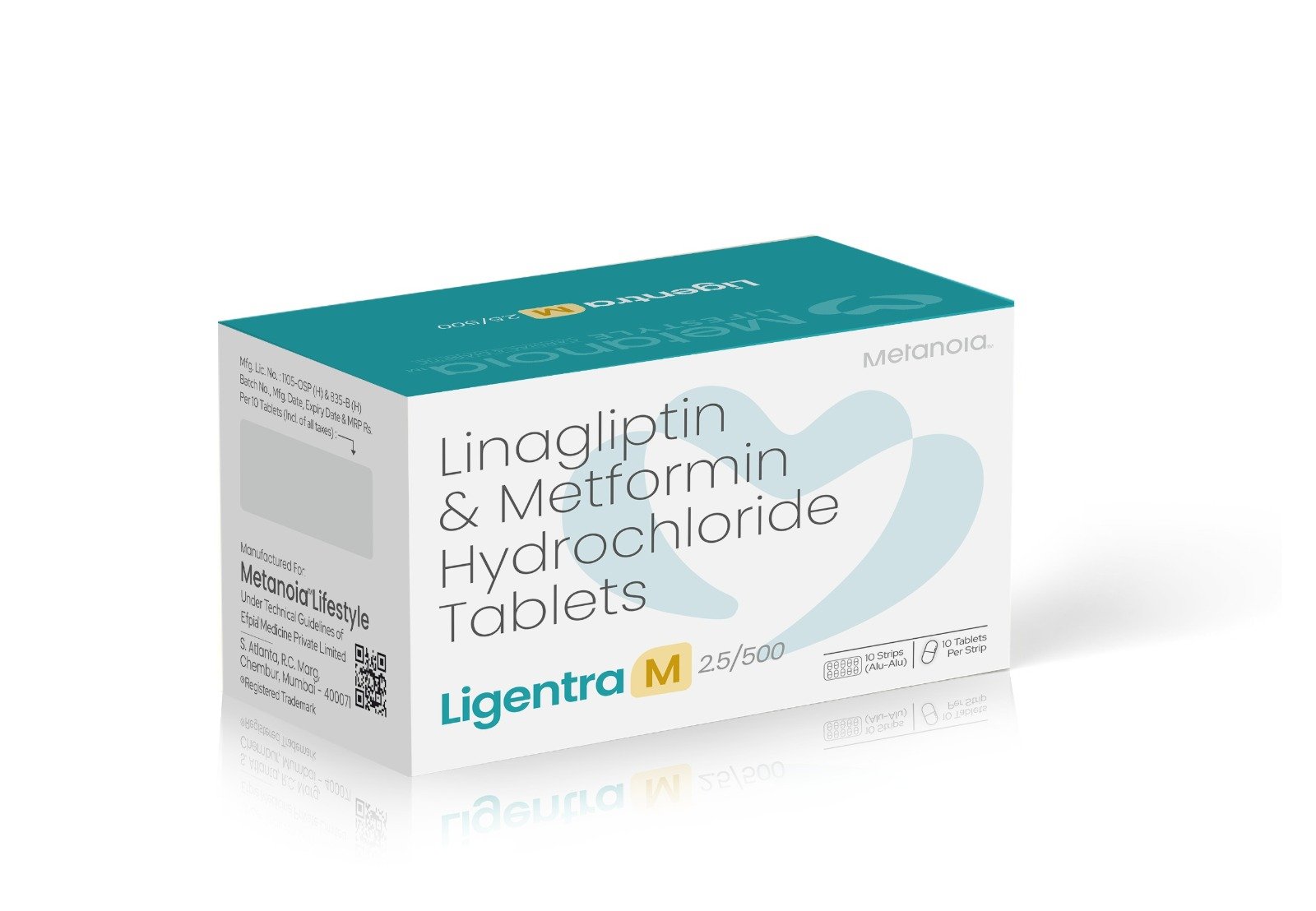 LIGENTRA M 25-500 Tablets - Efpia Medicine