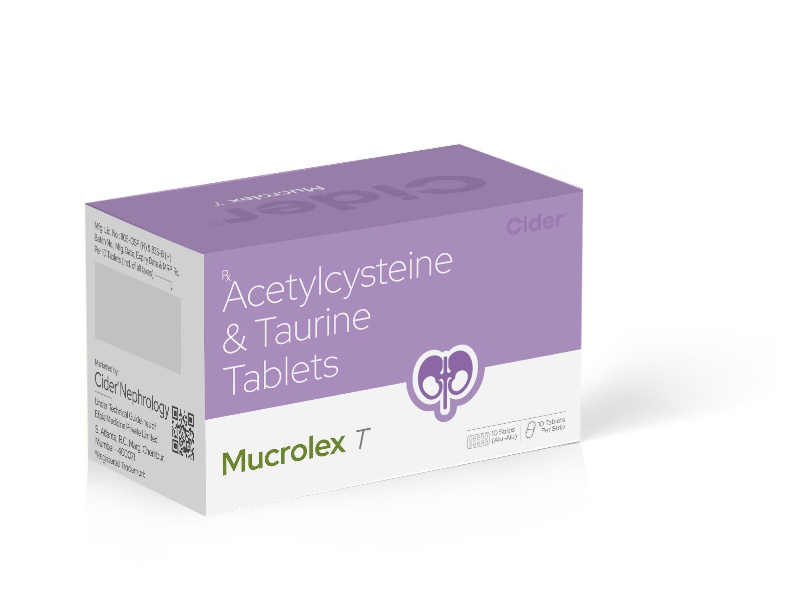 Mucrolex T Tablets - Efpia Medicine