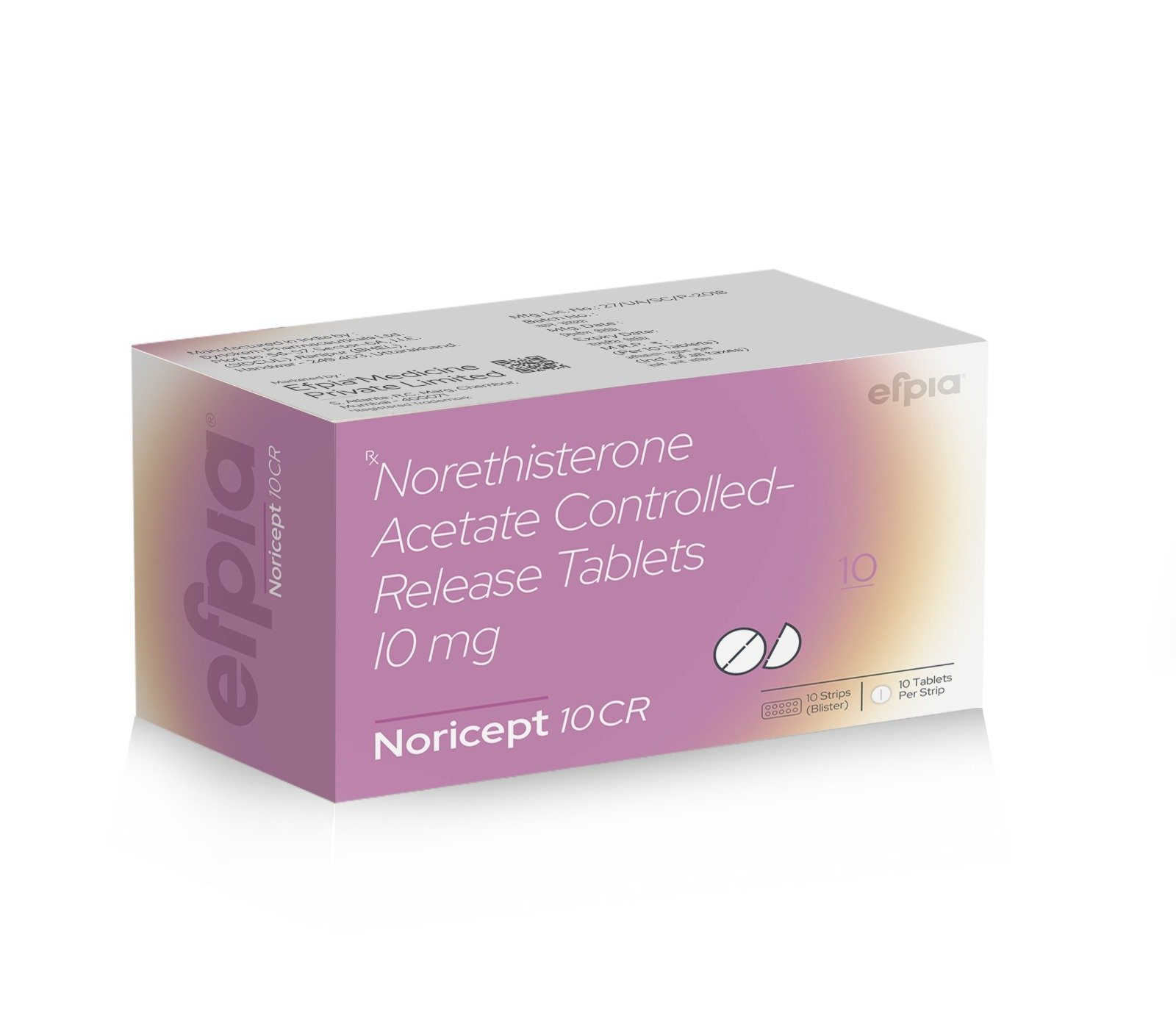 Noricept 10 CR Tablets - Efpia Medicine