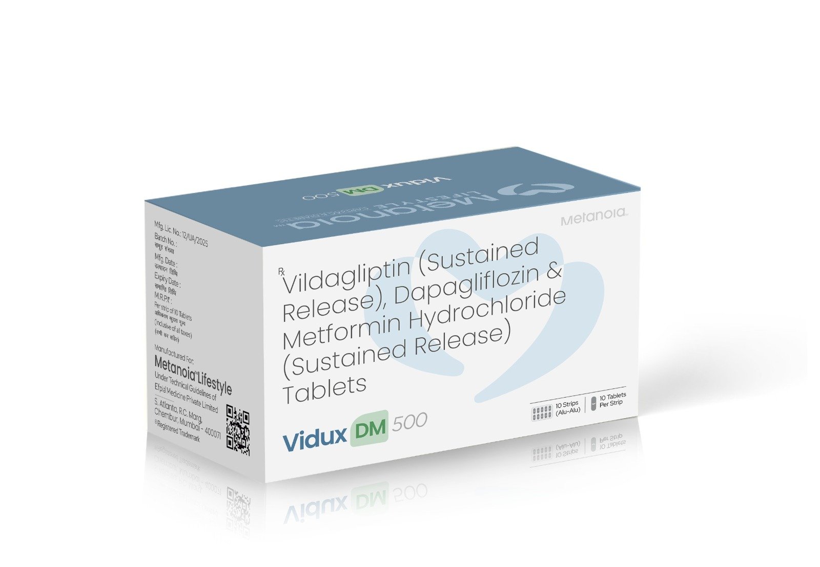 VIDUX DM 500 Tablets - Efpia Medicine