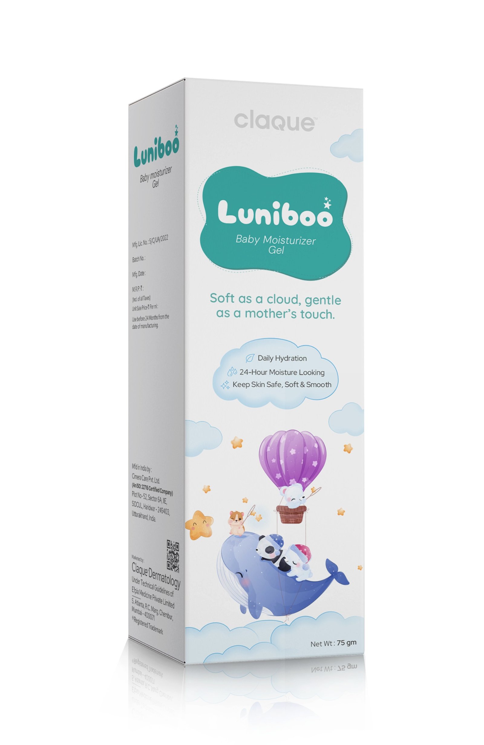 Luniboo Baby Moisturizer Gel - Efpia Medicine