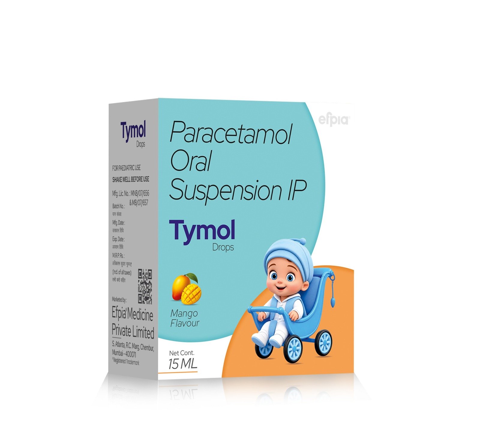 Efpia Medicine - Paracetamol Oral Suspension IP