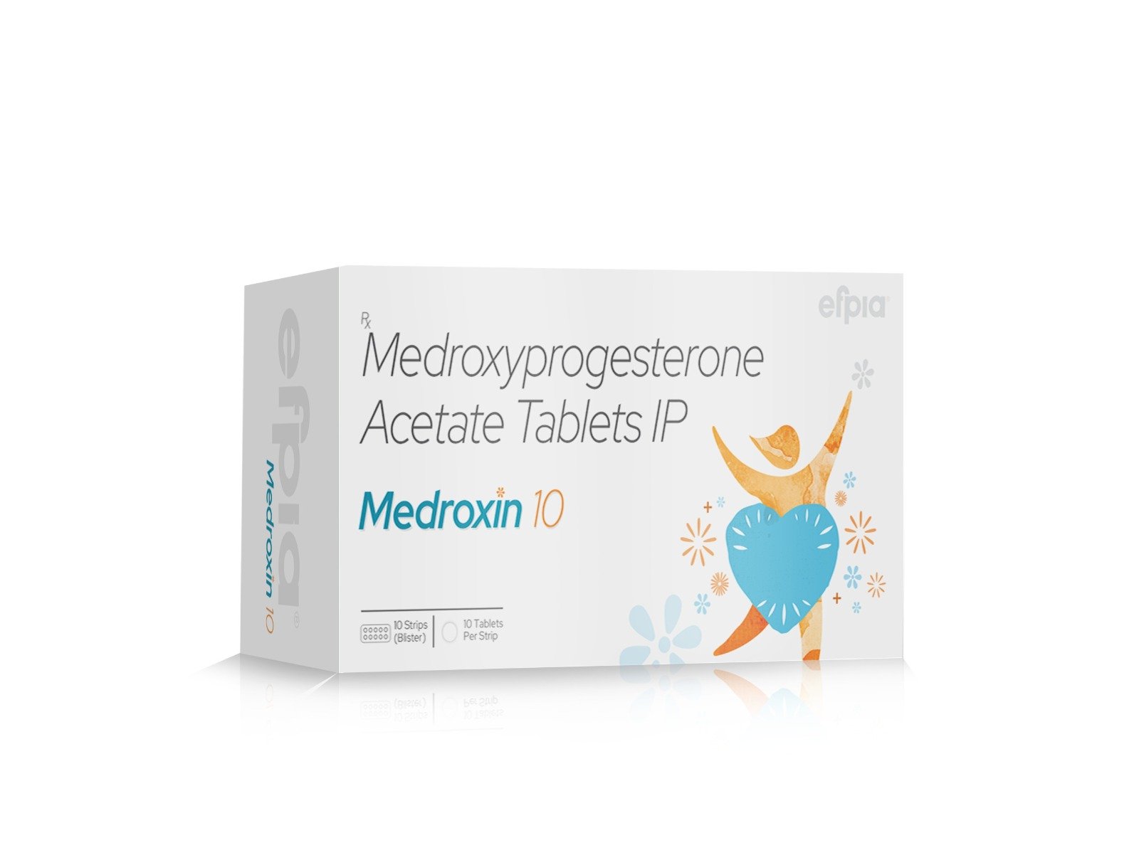 Medroxin 10 Tablets - Medroxyprogesterone Acetate Tablets IP