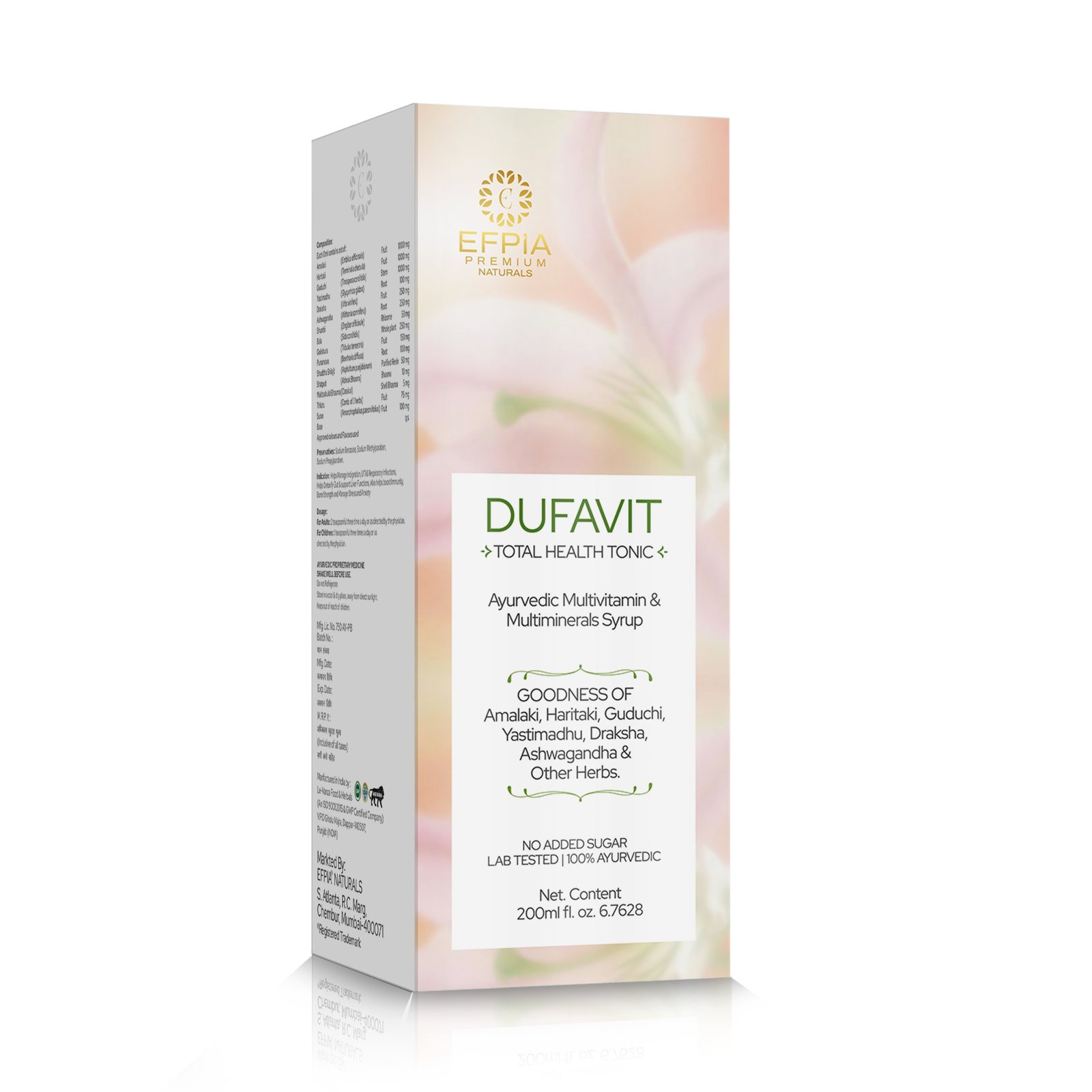 Ayurvedic Multivitamin & Multiminerals Syrup - DUFAVIT Syrup
